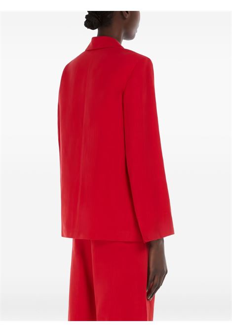 Giacca monopetto in lino olimpia in rosso S Maxmara - donna 'S MAXMARA | 2519041023600004